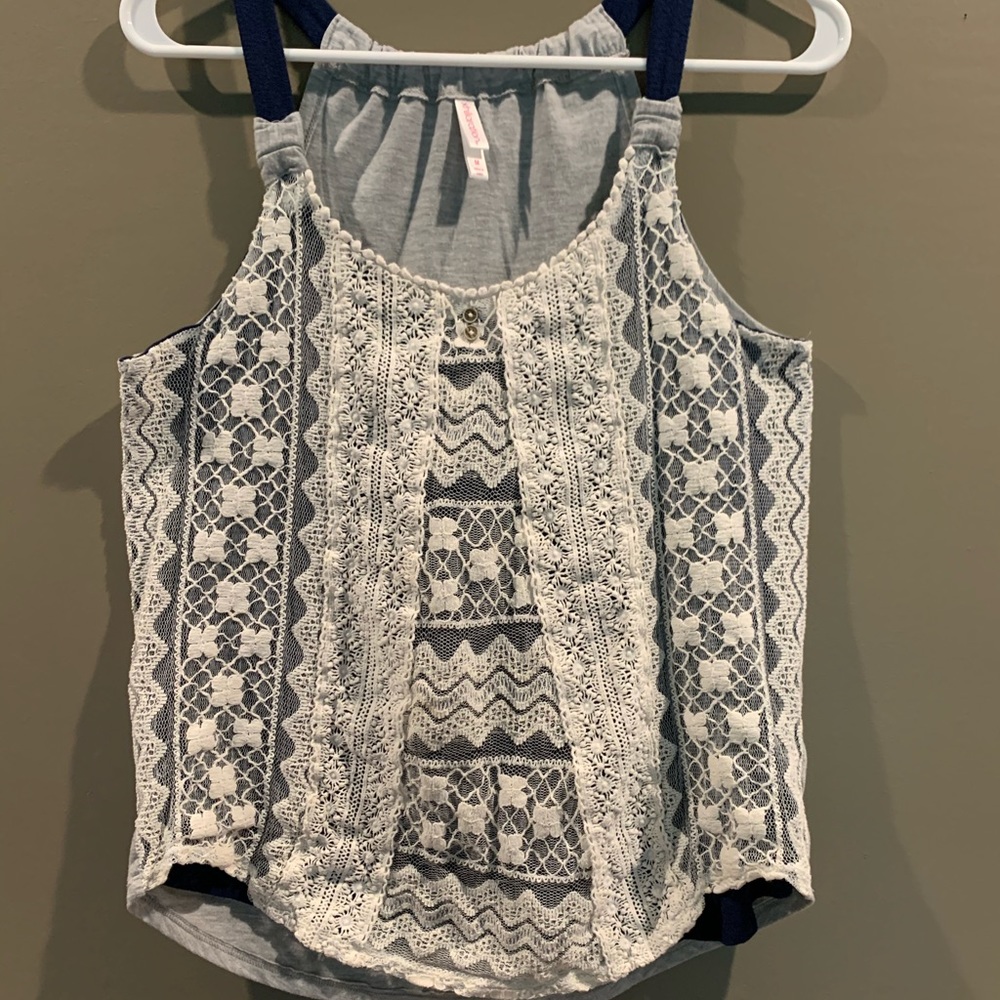 Lace tank top